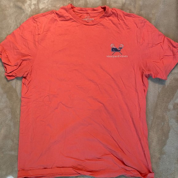 Vineyard Vines Shirts Vineyard Vines Pink Lacrosse Cotton Shirt L